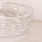 Medium Orrefors Clear Crystal Glass Bowl with Circular Designs