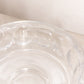 Medium Orrefors Clear Crystal Glass Bowl with Circular Designs