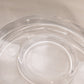 Medium Orrefors Clear Crystal Glass Bowl with Circular Designs