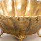 Medium Oval Brass 4-Toed Bowl Planter