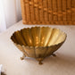 Medium Oval Brass 4-Toed Bowl Planter
