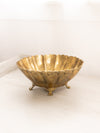 Medium Oval Brass 4-Toed Bowl Planter