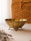 Medium Oval Brass 4-Toed Bowl Planter