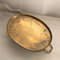Medium Oval Brass Pineapple Tray with 2 Handles