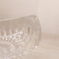 Medium Oval Clear Crystal Glass Bowl