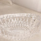 Medium Oval Clear Crystal Glass Bowl