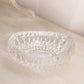 Medium Oval Clear Crystal Glass Bowl