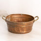 Medium Oval Copper Planter with 2 Handles