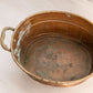 Medium Oval Copper Planter with 2 Handles