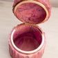 Medium Pink Alabaster Stone Hinged Lidded Jar