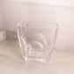 Medium Orrefors Rectangular Clear Crystal Glass Vase