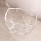 Medium Orrefors Rectangular Clear Crystal Glass Vase