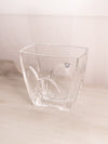 Medium Orrefors Rectangular Clear Crystal Glass Vase