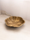 Medium Shallow Brass Shaped Bowl