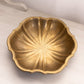 Medium Shallow Brass Shaped Bowl
