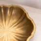 Medium Shallow Brass Shaped Bowl