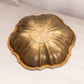 Medium Shallow Brass Shaped Bowl