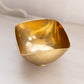 Small Square Brass Bowl with Small Circular Base