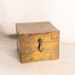 Medium Square Brass Hinged Lidded Box