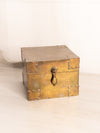 Medium Square Brass Hinged Lidded Box