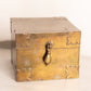 Medium Square Brass Hinged Lidded Box