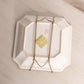 Medium Square Burgundy Floral Ceramic Plate and Wall Hanger