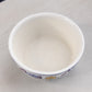 Medium White Ceramic Bowl with Flowers & Butterflies