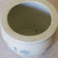 Medium White Ceramic Planter Pot with Pink, Green, Purple Floral Designs
