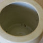 Medium White Ceramic Planter Pot with Pink, Green, Purple Floral Designs