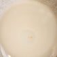 Medium White Iridescent Glass Bulbous Vase