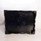 Medium Wooden Chest with Hand Painted Floral Designs and Gold Accents
