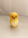 Medium Yellow Alabaster Owl Figurine (Made in Italy)