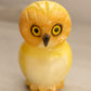 Medium Yellow Alabaster Owl Figurine (Made in Italy)