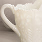 Vintage LE Smith Large White Milk Glass Dogwood Pitcher