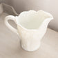 Vintage LE Smith Large White Milk Glass Dogwood Pitcher