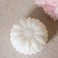 Vintage Small White Milk Glass Lidded Flower Lidded Jar