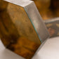 Hexagonal Brass Silver Copper Tone Mixed Metal Lidded Box