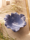 Retro Medium Periwinkle Purple Ceramic Flower Bowl