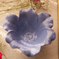 Retro Medium Periwinkle Purple Ceramic Flower Bowl