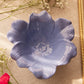 Retro Medium Periwinkle Purple Ceramic Flower Bowl