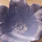 Retro Medium Periwinkle Purple Ceramic Flower Bowl