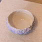 Periwinkle Purple Ceramic Hydrangea Flower Bowl or Planter