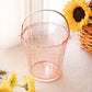 Vintage Medium Cambridge Glass Cleo Pink Glass Ice Bucket