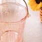 Vintage Medium Cambridge Glass Cleo Pink Glass Ice Bucket