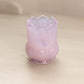 Vintage Small Purple Opalescent Glass Oval Detail Toothpick Holder