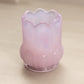 Vintage Small Purple Opalescent Glass Oval Detail Toothpick Holder