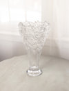 Shannon Crystal by Godinger Clear Tall Rose Bouquet Vase