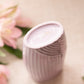 Small Avon Light Purple Fluted Porcelain Bud Vase