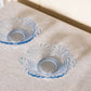 Vintage Cambridge Glass Moonlight Blue Small Dishes (Set of 2)