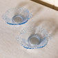 Vintage Cambridge Glass Moonlight Blue Small Dishes (Set of 2)